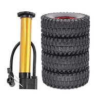 Rodas e Pneus 120mm Vermelhos para SCX10 1/10: Aventura Off-Road com Máxima Tração! - imagem 3
