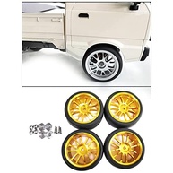 Kit 4 Pneus e Aro Crawler 1/10 Amarelo - Tração e Durabilidade Superior - imagem 5