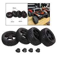 Pneus Off-Road 1/10 Super Macios 85mm: Aderência e Durabilidade para Seu RC (Pacote com 4) - imagem 4