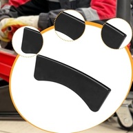 Protetor de Pás para Máquina de Troca de Pneus - Proteção Essencial 25cm (Preto) - imagem 2