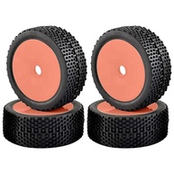 Conjunto 4 Pneus Off-Road Vermelhos 1/7, 1/8, 1/10: Aderência e Durabilidade Máximas! - imagem 5