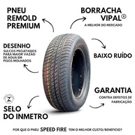 Kit 2 Pneus Remold 185/60R14 Vipal Speedfire - Segurança e Performance Certificada pelo Inmetro - imagem 3