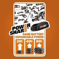 Inflador Portátil Worx 20V WX092L.9: Potência e Praticidade para Seus Pneus e Infláveis - imagem 4