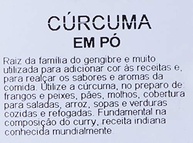 Curcuma Em Pó Bombay 200G - imagem 4