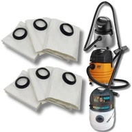 Kit 6 Sacos Aspirador de Pó Descartável Compatível com Electrolux A9 A10 A10T A10 SMART A13 Black+Decker LAS1100 WAP ST10 - imagem 2