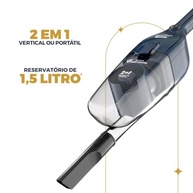 Aspirador de Pó Vertical Britânia 2 em 1 com Filtro Ciclone 1400W BAS30 Azul 127V - imagem 4