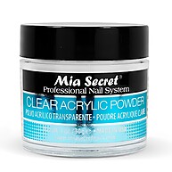 Pó Acrílico Transparente Mia Secrets: Alongamento de Unhas Perfeito - imagem 1
