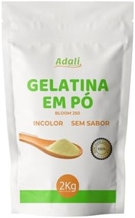 Gelatina em pó Adali 2Kg - Sem sabor - imagem 2