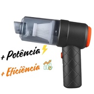 Aspirador de Pó Portátil 2 em 1: Potente Soprador e Aspirador Sem Fio para Casa e Carro - imagem 5