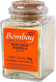 Mostarda Amarela Em Pó Bombay 50G - imagem 1