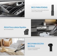 Aspirador de Pó Portátil Sem Fio 9000PA: Limpeza Potente e Sem Esforço para Casa e Carro - imagem 5