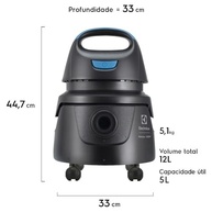 Aspirador de Água e Pó Electrolux 1400W com Função Sopro - AWD01 127V - imagem 4