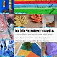 Pó de Óxido de Ferro para Colorir Cimento, Concreto e Argamassa - Pigmento Cinza 1,8kg - imagem 3