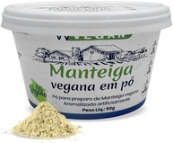WVEGAN Manteiga Vegana Em Pó - Pó Para Preparo de Manteiga Vegana - Fonte de Nutrientes - Sem Glúten - Textura Cremosa - Perfeita Para Culinária - imagem 1
