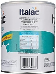 LEITE EM PÓ DESNATADO INSTANTANEO LATA ITALAC 280 GRS - imagem 3