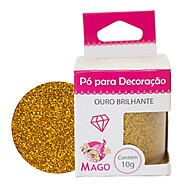 Pó Dourado Comestível Mago: Brilho Incrível! - imagem 1