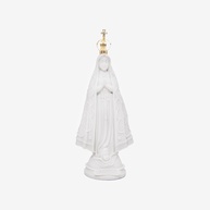 Imagem de Nossa Senhora Aparecida 32cm em Pó de Mármore Maciça - Decoração Sagrada Refinada - imagem 1