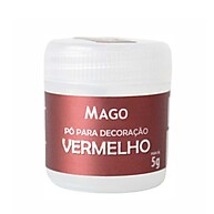 Pó para Decoração Vermelho 5g - Brilhe e Encante Seus Doces - imagem 1