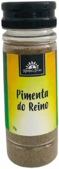 Kit 3X: Pimenta do Reino em Pó Tempero Kampo de Ervas 70g - imagem 1