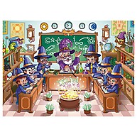 Puzzle 60 Peças: Aventura na Aula de Poções - imagem 2