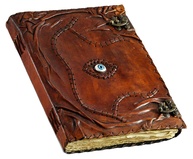 Livro de Feitiços Hocus Pocus - Encadernação Vintage Marrom 10x7 - imagem 1