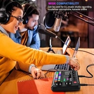 Interface de Áudio Bluetooth F988: Som Profissional para Live, Podcast e Gaming - imagem 3