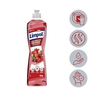 Detergente Concentrado Limpol Cereja e Hibisco 400g - Limpeza Poderosa com Fragrância Refrescante - imagem 3