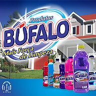 Kit com 6 Desinfetantes Pinho Búfalo Tradicional 750ml - Limpeza Poderosa - imagem 2