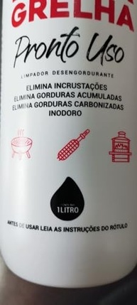 Limpa Grelha Profissional 1 Litro - Fórmula Poderosa para Limpeza Profunda de Grelhas e Churrasqueiras - imagem 5