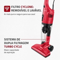Mondial Turbo Cycle: Aspirador 2 em 1 Poderoso - imagem 2