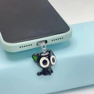 Plug de Poeira Gatinho Cute: Proteção e Estilo para Celular - imagem 2
