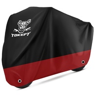 Capa de Moto Premium XXL Preta e Vermelha - Proteção Total contra Sol, Chuva e Poeira (264cm) - imagem 1