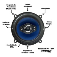 Alto Falante para Carro: Kit Completo 5 e 6 Polegadas - imagem 2