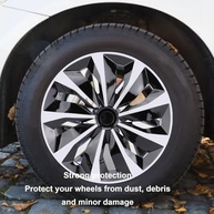 Kit 4 Tampas de Cubo 14 Polegadas para Rodas de Carros e SUVs - Proteção e Estilo Premium - imagem 5