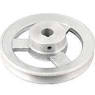 Polia de Alumínio 1 Canal Perfil A 150mm com Furo 3/4 Vonder - imagem 1