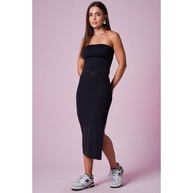 Top Sem Alça Preto Planet Girls: Estilo e Conforto em Poliamida - imagem 2