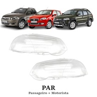 Kit Lente Farol Palio Siena Strada G4 2008-2015 Lágrima Foco Duplo - Policarbonato Premium - imagem 4