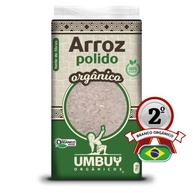 Umbuy Orgânicos Arroz Polido Orgânico Umbuy 1Kg Arroz Orgânico Branco Grão Longo Verde Natural Saudável E Livre De Agrotóxicos Produto Orgânico Certificado - imagem 4