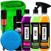 Kit Completo Vonixx & Karbox: Carnaúba Spray, Polidor V30, Shampoo V-Floc e Pretinho para um Carro Impecável - imagem 2