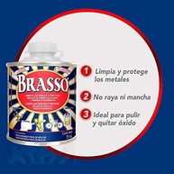 Polidor de Metais Brasso 200ml - Brilho Profissional para Prata, Latão e Cobre - imagem 2