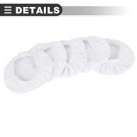 Capa Universal para Polidor de Carro 23-25cm Microfibra Branca – 10 Peças - imagem 5