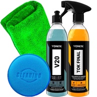 Kit Brilho Vonixx Tok Final Carnaúba V20: Polidor, Toalha e Aplicador para um Acabamento Impecável - imagem 1