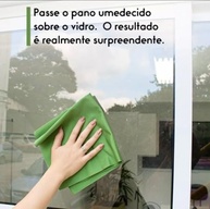 Pano Mágico Limpador de Vidro Ákora - 3 Unidades em Poliéster e Poliamida - imagem 4