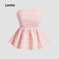 Regata Jacquard Lovito: Estilo Casual e Conforto em Poliéster - imagem 2