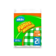 Pano Multiúso Alklin 40x36cm - 2 Unidades Estampadas | Viscose e Poliéster - imagem 4