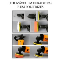 Kit Boina Polimento 5" 11 Peças + Adaptador M10 para Furadeira - Brilho Profissional! - imagem 5