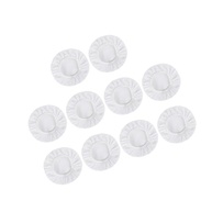 10 Almofadas Microfibra 9-10" Brancas Laváveis para Polimento e Enceramento de Carro - imagem 2