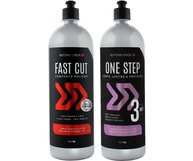 Kit Polimento Autoamerica Fast Cut 1kg + One Step 3 em 1 1kg: Brilho Profissional Rápido! - imagem 1