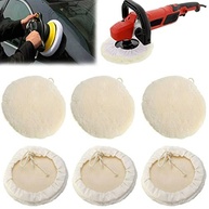 Kit com 6 Almofadas de Polimento 7 Polegadas - Lã Macia para Buffer e Enceramento de Carro - imagem 5