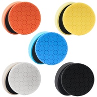 Kit com 5 Almofadas de Polimento Compostas - 8,5 cm | Design Favo de Mel | Polimento Profissional para Carros - imagem 1